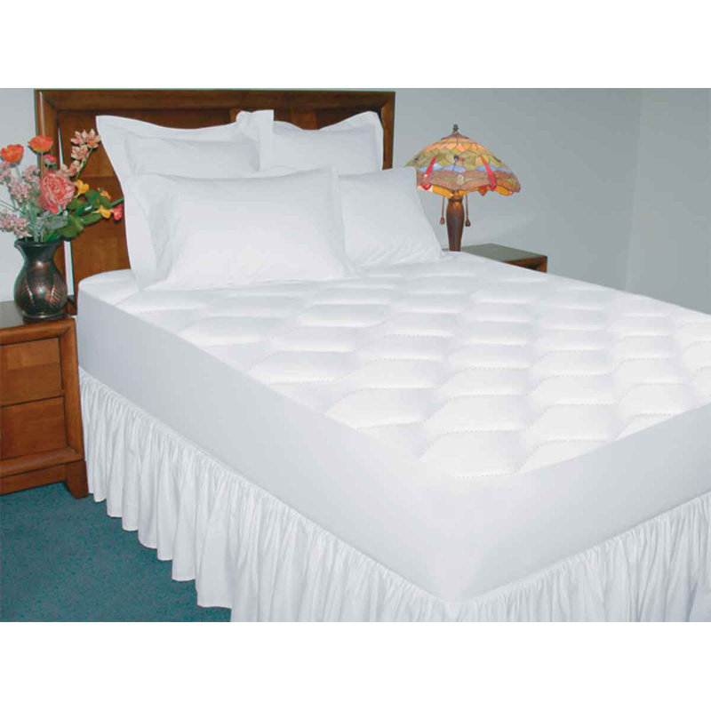 Deluxe Comfort Polyester Mattress Pad & Reviews Wayfair